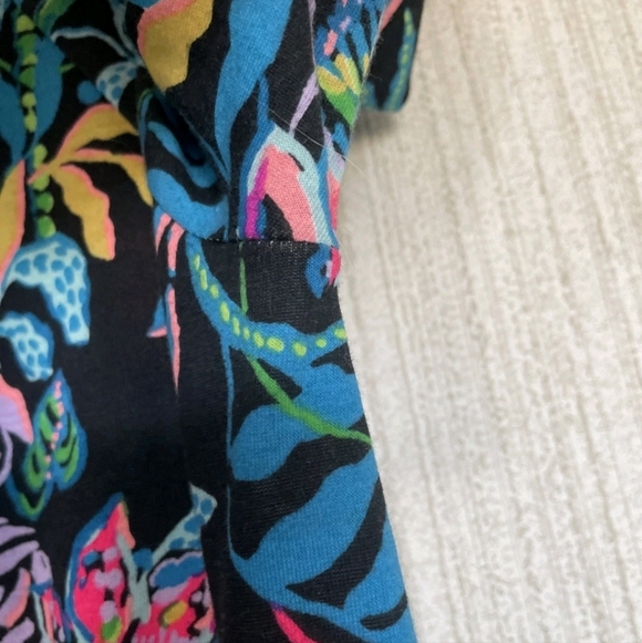 Lilly Pulitzer Size Medium Norris Dress Onyx Paradise Glow - Picture 10 of 10